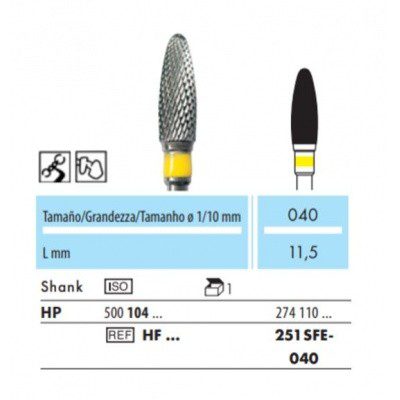 Fresón de Carburo Tungsteno