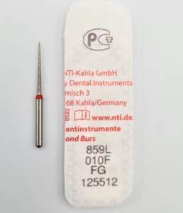 Fresa de Diamante NTI Cono Agudo Largo FG